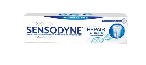 Sensodyne Répare et Protège possède une formule unique éprouvée en clinique pour aider à réparer les zones affaiblies grâce aux éléments constitutifs naturels des dents.