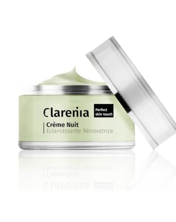 Crème de nuit nouvelle génération, 100% naturelle, réduit les taches sur le visage, hydrate et répare la peau pour un teint visiblement plus clair et lumineux. &nbsp;