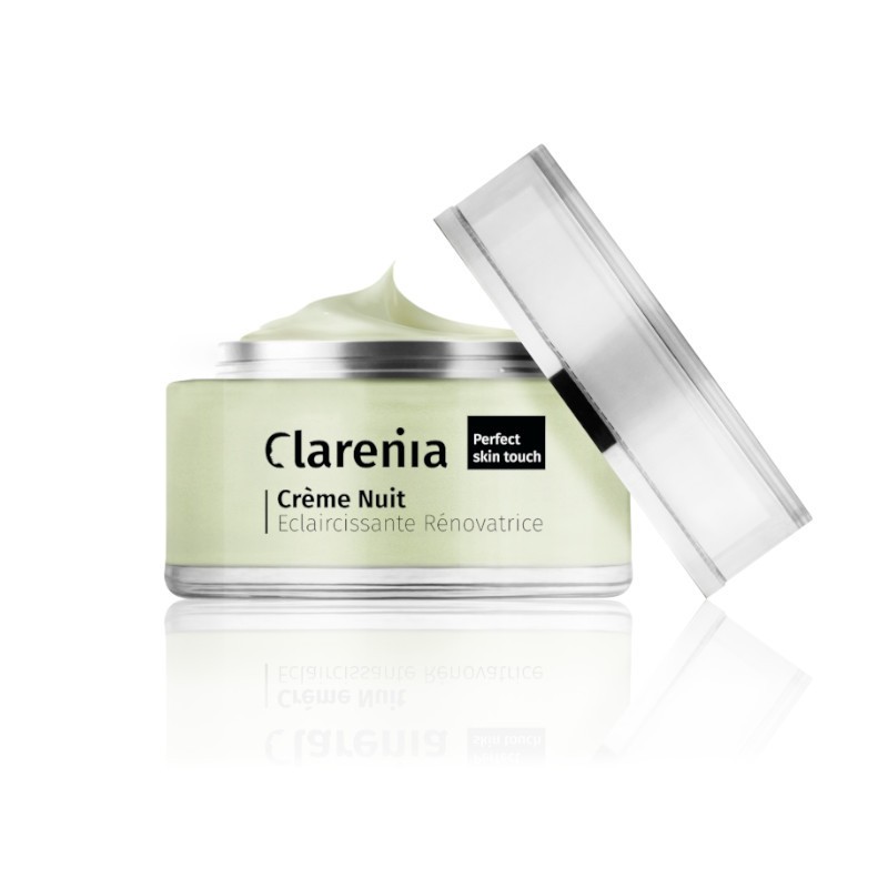 CLARENIA CRÈME DE NUIT ECLAIRCISSANTE & RÉNOVATRICE PNS - 50ml