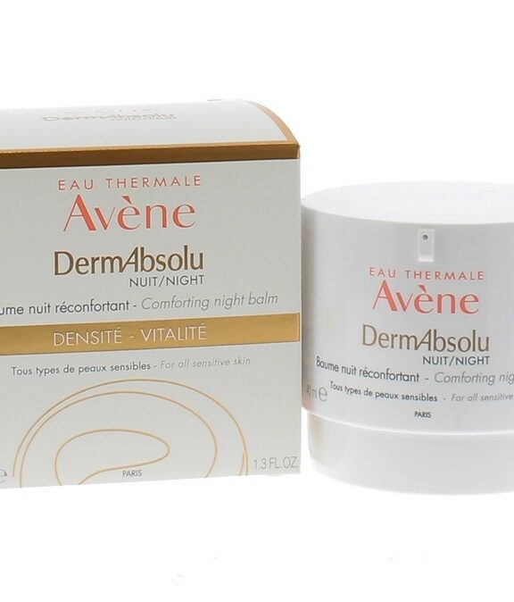 AVENE DERMABSOLU CRÈME DE NUIT FONDAMENTALE 40ML: Une crème à la texture veloutée qui redensifie la peau et redessine visiblement l’ovale du visage pour une peau lumineuse, rebondie et pleine de vitalité.  La Crème de Jour Fondamentale DermAbsolu s’adresse aux femmes à la peau sensible en quête de confort, qui souhaitent lutter  contre le relâchement cutané et la perte de densité