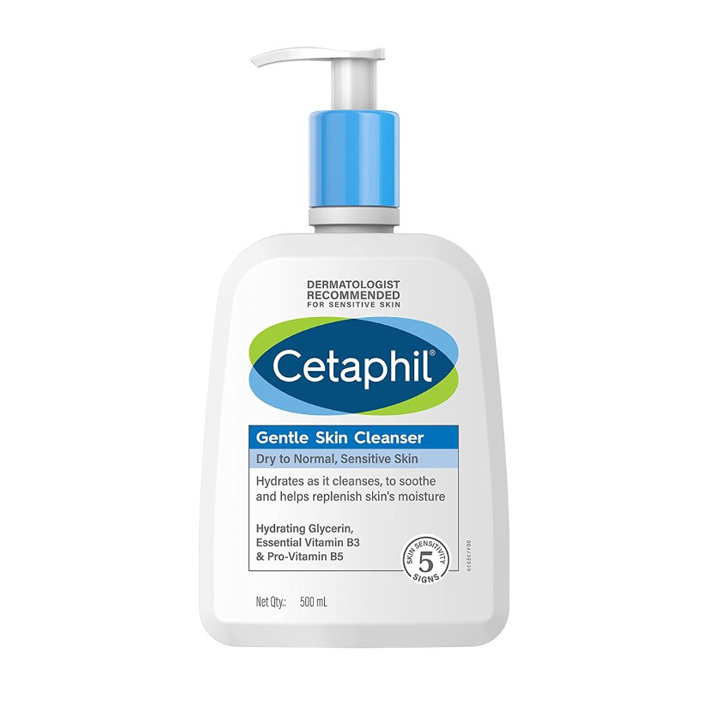 CETAPHIL Lotion nettoyante Gentle Skin Cleanser Peaux Sèches 500ml