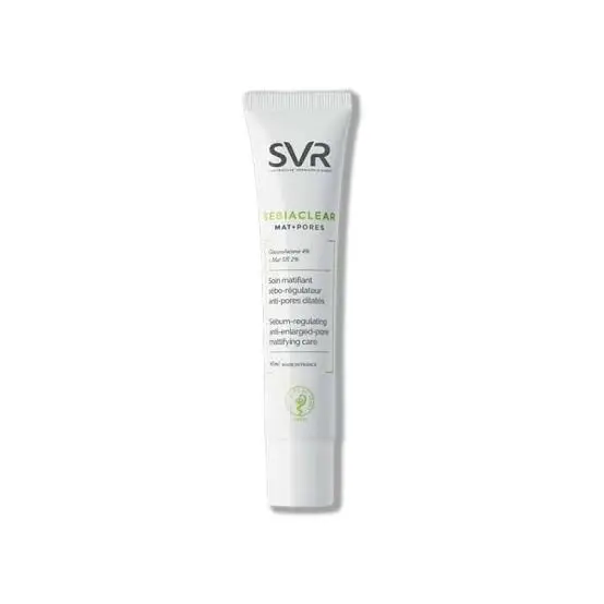 SEBIACLEAR Mat+Pores est un soin matifiant sébo-régulateur qui est destiné pour les peaux grasses et sensibles à imperfections. C’est un soin correcteur anti-brillance, qui permet d’hydratanter et matifier votre peau pour une longue durée ( avec une efficacité de 8h). Il présente un effet peeling doux.Il se caractérise par une texture oil free, fini mat et velouté , et présente une excellente base de maquillage.