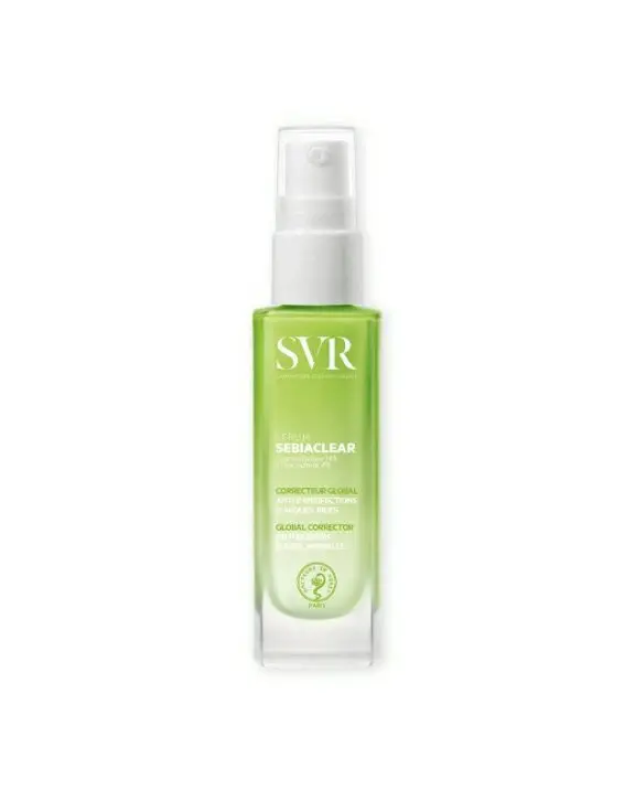 Découvrez le SVR SEBIACLEAR SERUM 30ML, le sérum imperfections incontournable pour un soin visage ciblé et efficace. Spécialement formulé pour les peaux à imperfections, ce sérum léger pénètre rapidement et agit en profondeur pour réduire les marques et les boutons. Grâce à sa texture fluide, il s'applique facilement et laisse la peau douce et mate, sans effet gras. Enrichi en actifs purifiants, il aide à réguler la production de sébum tout en apaisant les irritations. Adoptez ce soin visage dans votre routine quotidienne et retrouvez un teint éclatant et un grain de peau affiné. Les dermatologues recommandent le sérum SVR pour sa formule adaptée aux peaux sensibles, garantissant une tolérance optimale. Ne laissez plus les imperfections ternir votre éclat, optez pour le SVR SEBIACLEAR SERUM et révélez une peau plus saine et radieuse.