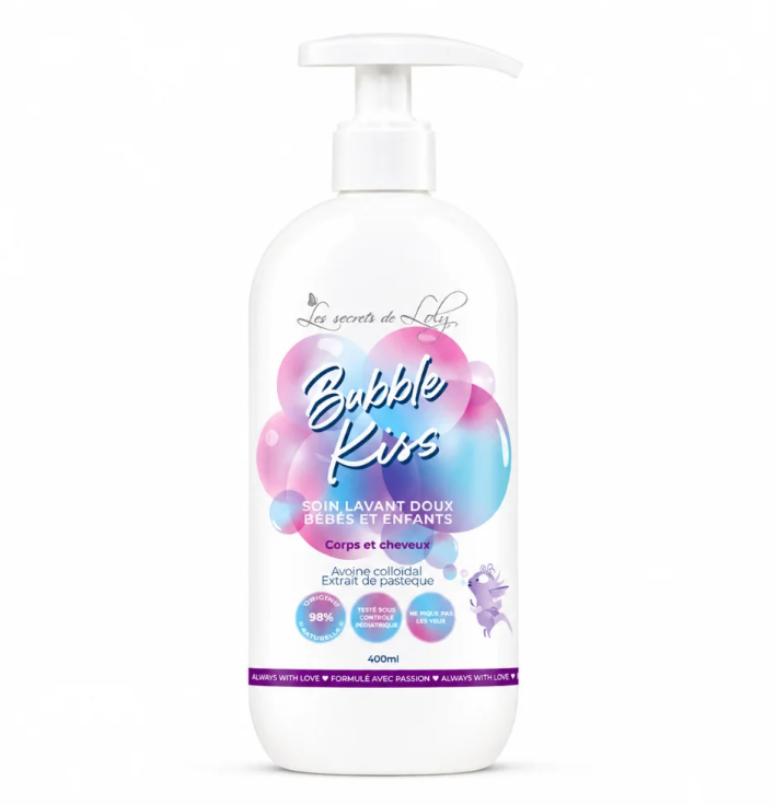 Les Secrets de Loly Bubble Kiss Soin Lavant Doux bébés et enfants