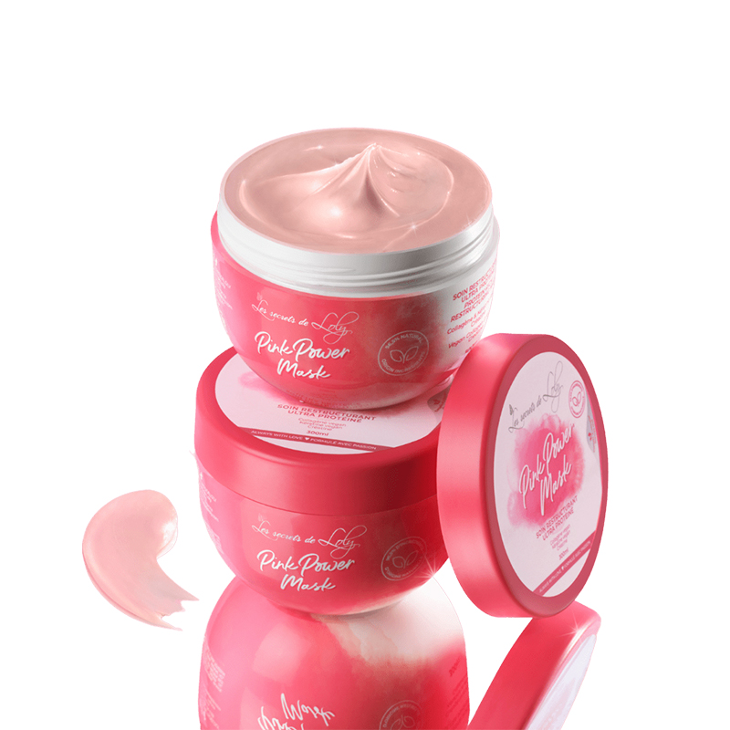 les secrets de loly Pink Power Mask Soin Restructurant Ultra Protéine 300ml