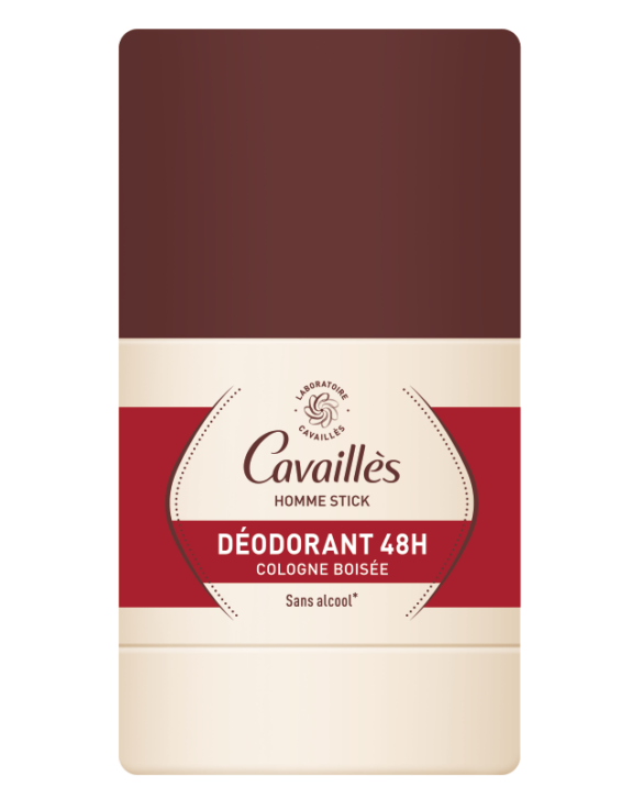le déodorant stick protection 48h assure une efficacité prouvée anti-odeurs. Procurant une fraîcheur longue durée avec son parfum Cologne boisée, notre formule baume est facile à appliquer et non collante. Sans alcool*. Adapté aux aisselles sensibles, même épilées ou rasées. Testé dermatologiquement. *alcool éthylique 50ml