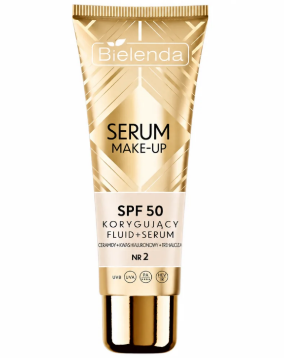 Le Bielenda Sérum Correcteur Teinté SPF50 est un soin innovant qui combine les avantages d’un fond de teint correcteur et d’un sérum visage hydratant. Sa formule légère unifie le teint, corrige les imperfections et apporte un fini naturel sans effet masque. Enrichi en céramides, acide hyaluronique, tréhalose et huile de figue de barbarie, ce soin aide à hydrater, nourrir et protéger la peau tout en offrant une haute protection solaire SPF50 contre les rayons UVA et UVB. Sa texture fluide fusionne parfaitement avec la peau sans obstruer les pores, laissant le teint frais, lumineux et confortable tout au long de la journée.