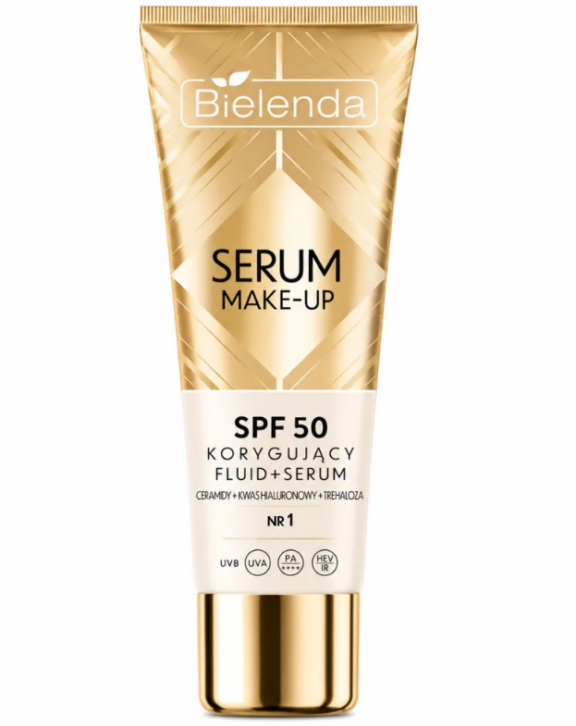 Le Bielenda Sérum Correcteur Teinté SPF50 est un soin innovant qui combine les avantages d’un fond de teint correcteur et d’un sérum visage hydratant. Sa formule légère unifie le teint, corrige les imperfections et apporte un fini naturel sans effet masque. Enrichi en céramides, acide hyaluronique, tréhalose et huile de figue de barbarie, ce soin aide à hydrater, nourrir et protéger la peau tout en offrant une haute protection solaire SPF50 contre les rayons UVA et UVB. Sa texture fluide fusionne parfaitement avec la peau sans obstruer les pores, laissant le teint frais, lumineux et confortable tout au long de la journée.