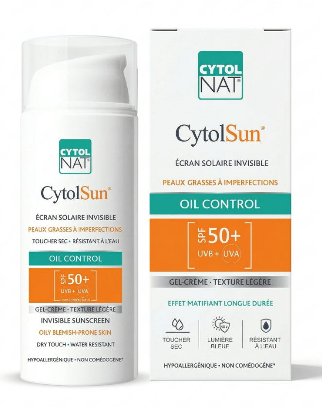 CYTOLNAT Cytolsun Ecran Oil Control Gel Creme Spf 50+ 50ml