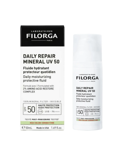 Filorga Daily Repair Mineral Uv 50 Fluide Hydratant Protecteur Ecran Spf 50 50ml