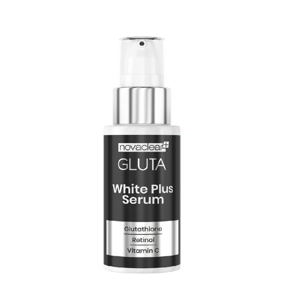 Propriétés éclaircissantes : La puissante synergie d’ingrédients du sérum Novaclear Gluta White Plus agit pour un teint visiblement plus clair. Dites adieu aux taches brunes : ce sérum cible les irrégularités de pigmentation et révèle un teint éclatant. Action anti-âge : Enrichi en rétinol sous une forme stable, ce sérum offre des bienfaits anti-âge. Il contribue à atténuer les signes du vieillissement, aidant ainsi à retrouver et à préserver une apparence plus jeune. Soin complet : Le sérum Novaclear Gluta White Plus est conçu pour répondre à divers besoins cutanés. Que vous souhaitiez atténuer les taches brunes, raviver l'éclat du teint ou lutter contre les effets du vieillissement, son action multidirectionnelle vous offre une solution adaptée. Une peau d'apparence plus jeune : En ciblant les taches brunes et en stimulant la production de collagène, ce sérum contribue à restaurer un teint visiblement plus jeune. Retrouvez confiance en vous grâce à une peau plus saine et revitalisée.