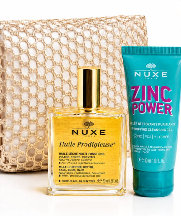 Sublimez votre peau et vos sens avec l’Huile Prodigieuse de Nuxe Description de Nuxe huile prodigieuse : Depuis sa création en 1991, l’Huile Prodigieuse de Nuxe est devenue un véritable best-seller dans le monde de la beauté. Et pour cause : cette huile sèche mythique est le soin parfait pour nourrir, réparer et sublimer votre peau, vos cheveux et votre visage en un seul geste. Cette huile précieuse est formulée avec un cocktail de 7 huiles végétales 100% végétales sélectionnées pour leur affinité avec la peau. Parmi elles, l’huile de Tsubaki, connue pour ses propriétés nourrissantes et protectrices, l’huile d’Argan, riche en acides gras essentiels et en vitamine E, et l’huile de Camélia, qui adoucit et hydrate la peau. L’Huile Prodigieuse s’utilise aussi bien sur le visage, le corps que les cheveux. Elle nourrit, répare et protège la peau tout en laissant un fini satiné sans effet gras grâce à sa texture unique et son toucher sec inimitable. En plus de prendre soin de votre peau, elle révèle votre sensualité avec son parfum addictif de soleil et de sable chaud.
