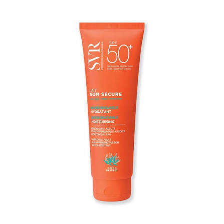 Le SVR Sun Secure Lait Solaire Hydratant SPF50+ est un soin solaire de très haute protection, conçu pour répondre aux besoins des peaux normales à sèches tout en offrant une expérience sensorielle agréable.