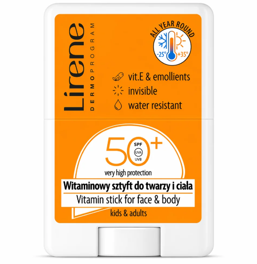 Stick solaire transparent vitaminé Stick transparent vitaminé offrant une très haute protection solaire dès l’âge de 7 mois. Idéal pour le nez, les joues, le front et pratique pour des réapplications faciles dans la journée. Ne laisse pas de traces sur la peau Résistant à l’eau Réapplication facile Protection ciblée (grains de beauté, tatouages, contour des yeux, lèvres...) Protection toute l’année