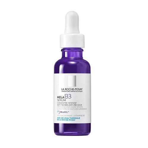 MELA B3 Sérum de La Roche-Posay est formulé à base de Melasyl™ multibreveté et de Niacinamide concentrée à 10%. Son efficacité permet de corriger les taches brunes même persistantes, anti-récidive.