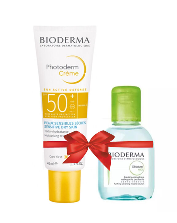 Découvrez la BIODERMA PHOTODERM CRÈME SPF50+ INVISIBLE 40ML, votre alliée pour une protection solaire optimale. Avec son indice de protection élevé, cette crème solaire offre une texture légère et invisible, idéale pour tous les types de peau. Protégez votre épiderme des rayons UV tout en préservant son éclat naturel. Bioderma Sebium h2O Solution Micellaire 100ml Nettoie et démaquille la peau en douceur sans la dessécher Assainit l’épiderme et normalise la qualité du sébum Procure une sensation de fraîcheur immédiate Peaux mixtes, grasses ou à imperfections. – Visage – Adultes et ados