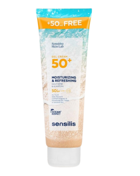 Découvrez le SENSILIS GEL CRÈME HYDRATANT RAFRAICHISSANT SPF50+ 250ML, votre allié idéal pour une peau parfaitement hydratée et protégée. Sa formule légère et rafraîchissante offre une protection solaire optimale tout en nourrissant votre épiderme. Optez pour une hydratation intense avec ce gel crème hydratant de Sensilis.