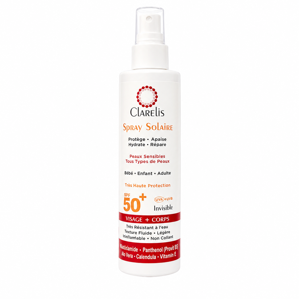 Clarelis Spray Solaire SPF 50