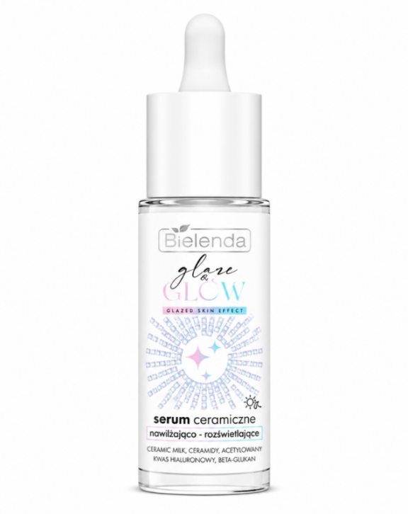 Le Sérum Céramique BIELENDA GLAZE & GLOW est un soin spécialement conçu pour les peaux sèches et ternes en manque d’éclat. Dès la première application, il aide à offrir un effet “glazed skin” avec une peau lumineuse, lisse et naturellement éclatante. Sa formule enrichie en céramides, acide hyaluronique acétylé et bêta-glucane aide à hydrater intensément la peau, améliorer son élasticité et renforcer sa barrière protectrice afin de limiter la perte d’hydratation.