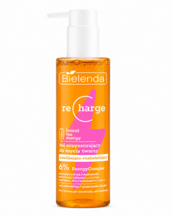 le gel nettoyant Bielenda Recharge nettoie efficacement la peau tout en aidant à préserver son hydratation naturelle. Sa formule douce élimine les impuretés, l’excès de sébum et les traces de pollution sans dessécher la peau.