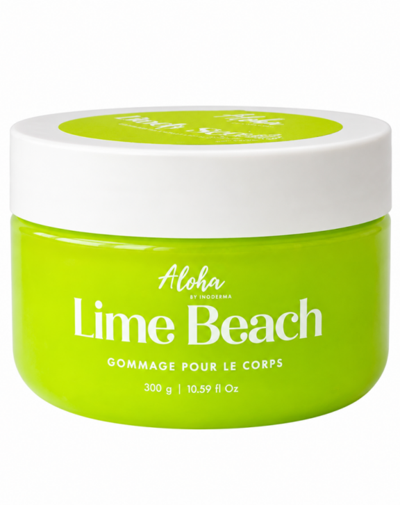 Le Gommage Corps Inoderma Aloha Lime Beach exfolie délicatement la peau pour éliminer les cellules mortes et les impuretés tout en révélant une peau plus douce, lisse et lumineuse. Son parfum frais aux notes de citron vert transforme chaque utilisation en un véritable moment d'évasion. Sa formule associe l'huile de noyau d'abricot, le beurre de karité, la glycérine végétale et le Monoï de Tahiti pour exfolier, nourrir et hydrater la peau en profondeur. Après chaque utilisation, la peau est plus souple, revitalisée et parfaitement préparée à recevoir les soins hydratants.