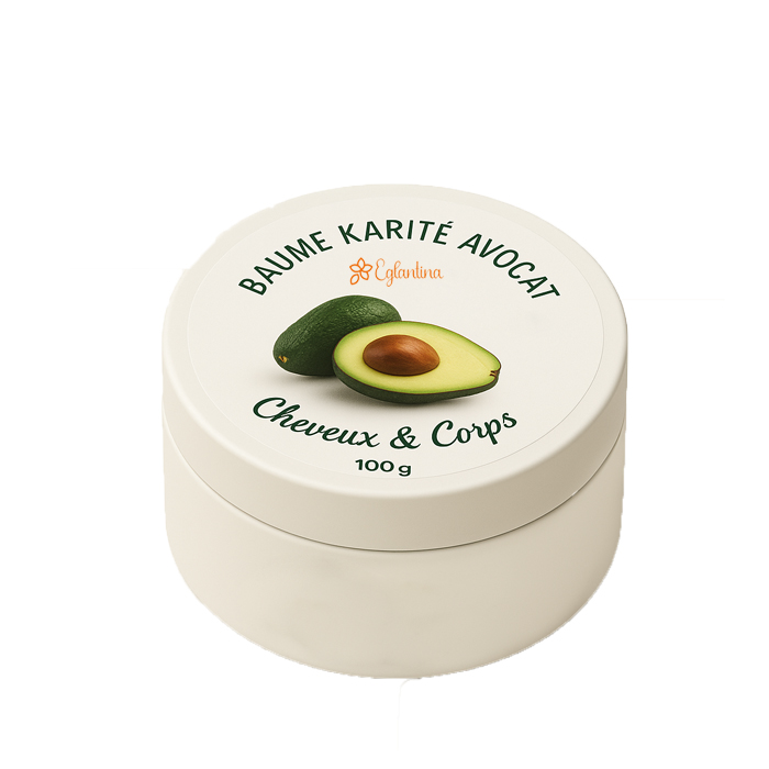 EGLANTINA BAUME KARITE AVOCAT CHEVEUX ET CORPS