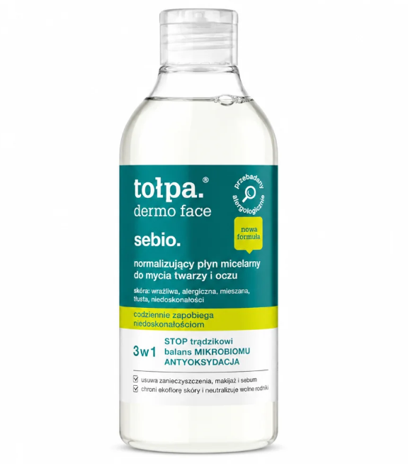 Cette eau micellaire associe protection du microbiome et action antioxydante pour aider à prévenir les imperfections au quotidien tout en nettoyant la peau en douceur. Sa formule aide à limiter le développement des bactéries responsables des imperfections, désobstruer les pores et protéger la peau contre les agressions extérieures. La peau est parfaitement nettoyée, fraîche et protégée, sans sensation de tiraillement.